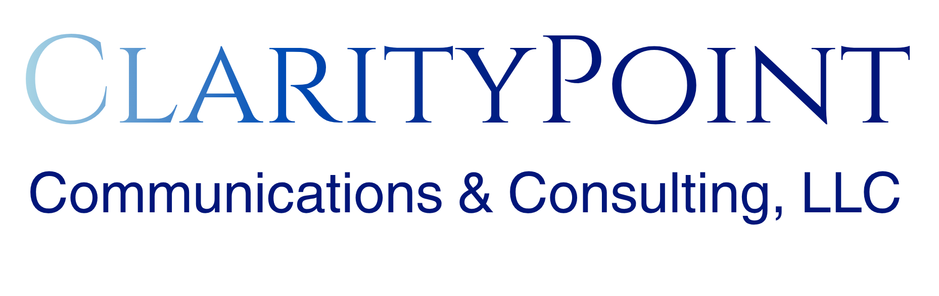 claritypoint communications and consulting text logo